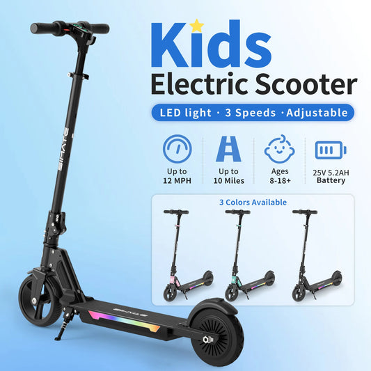 SIMATE Foldable Kids Electric Scooter 250W With LED Display