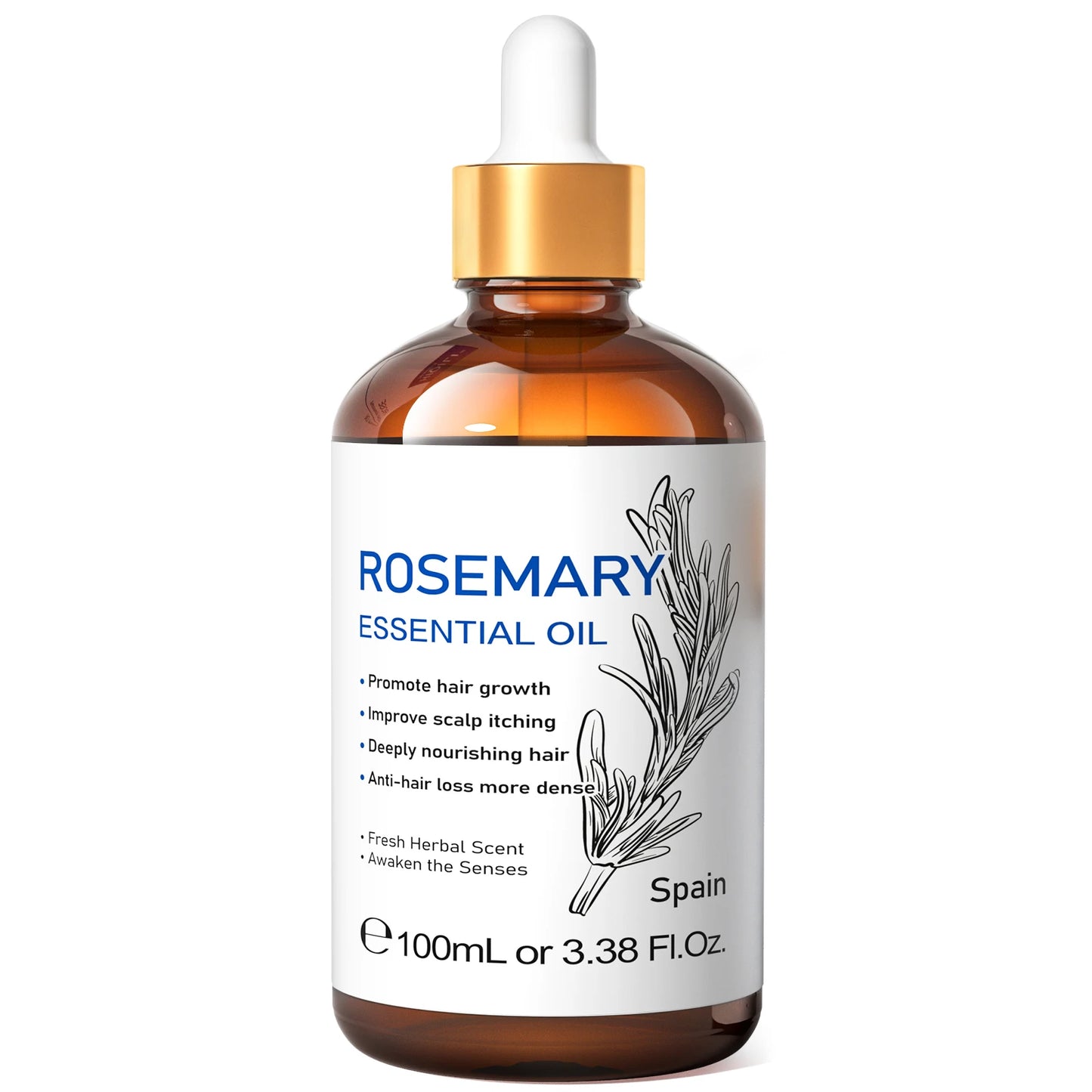 HIQILI Natural Essential Oil Blend Geranium Tea Tree Rosemary Lavender