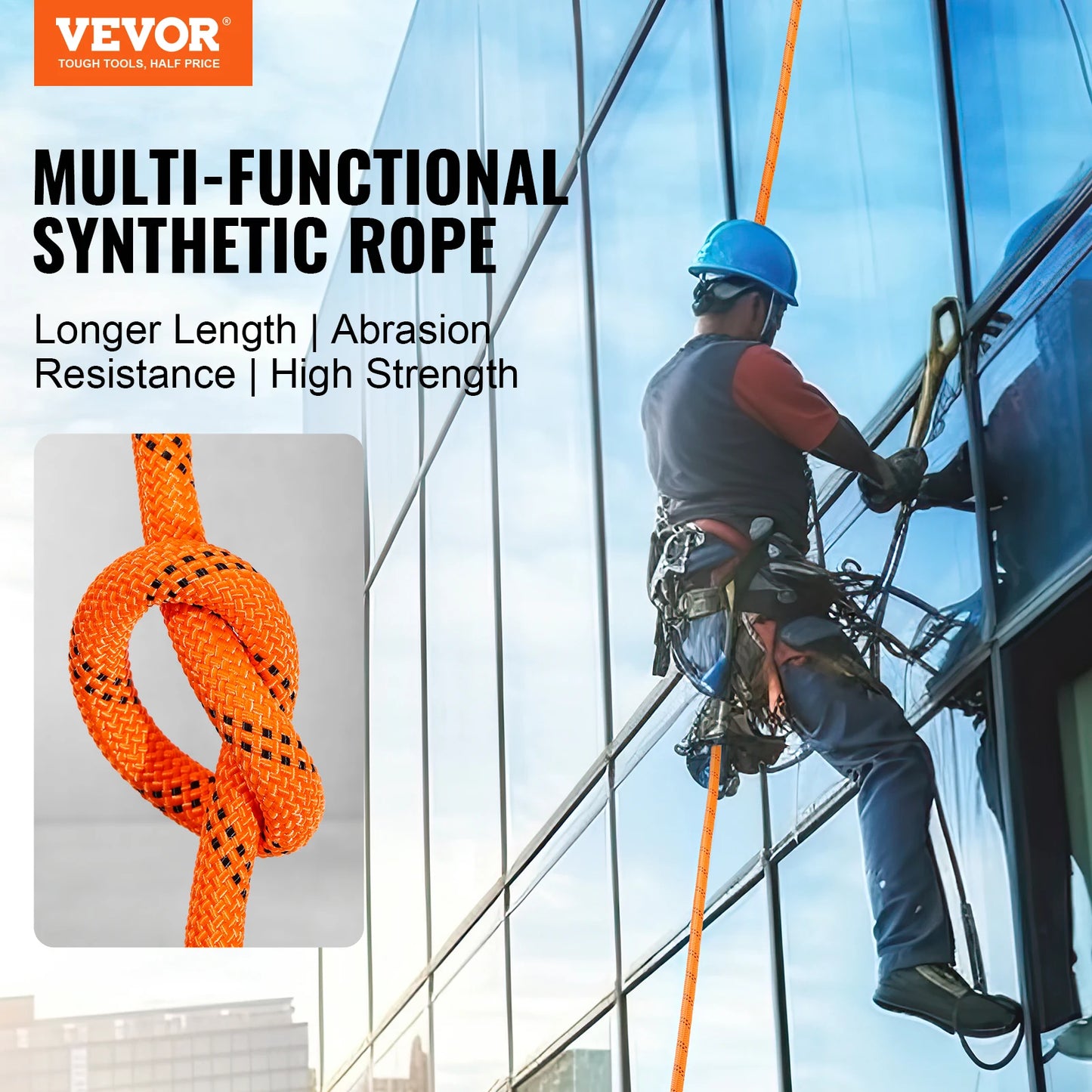 SucceBuy DualWeave Polyester Rope For Camping And Rescue