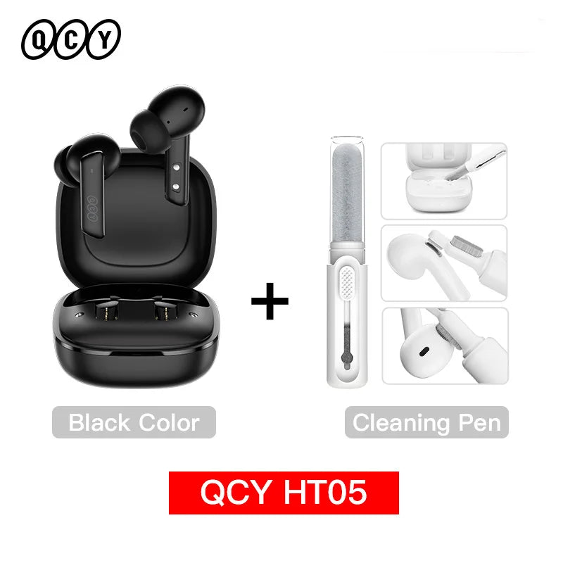 QCY HT05 ANC Wireless Bluetooth Earbuds 40dB Noise Cancelling