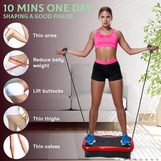 Power Waver Vibration Plate Exercise Machine For Whole Body Fitness