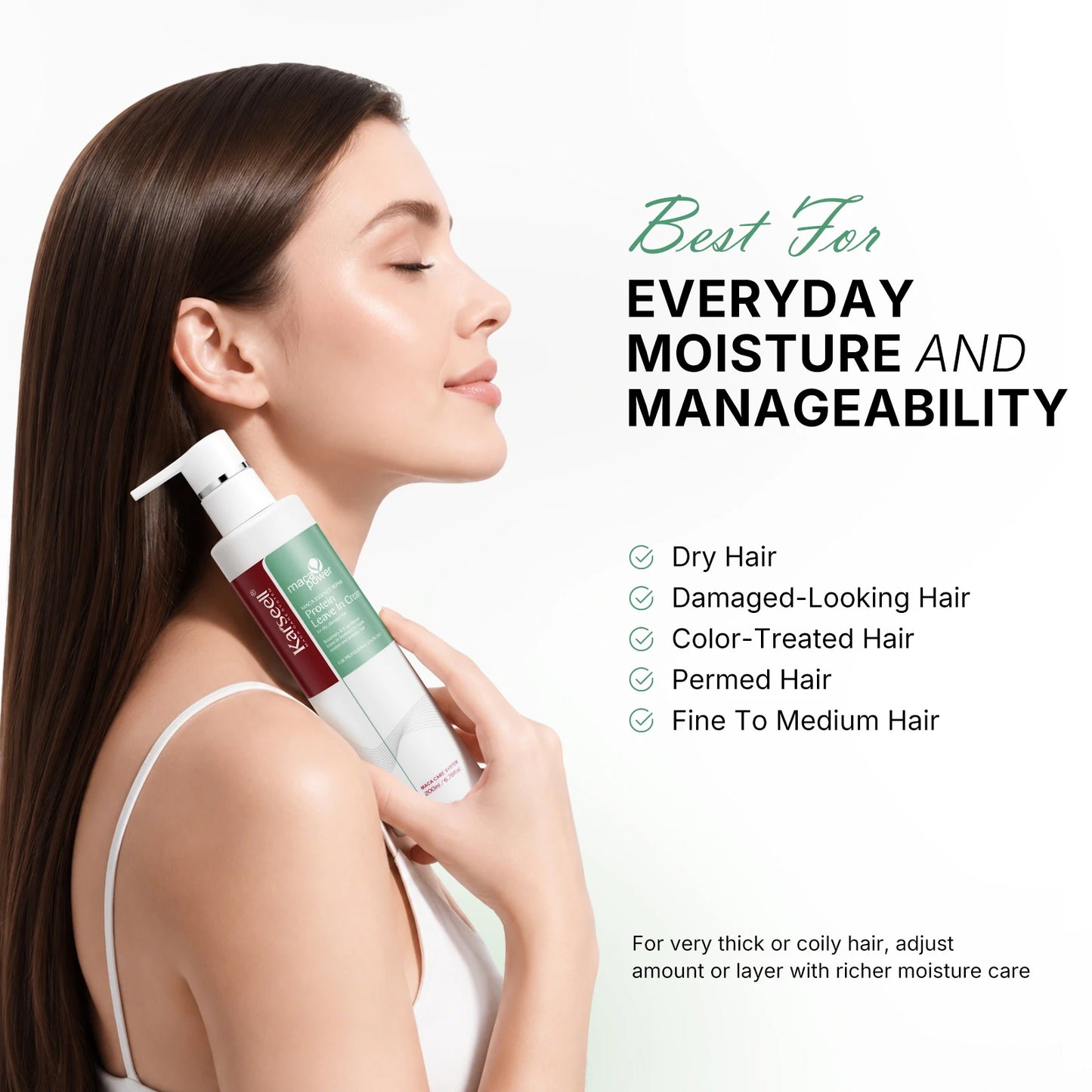 Karseell Protein Leave In Cream Repair Conditioner For All Hair Types