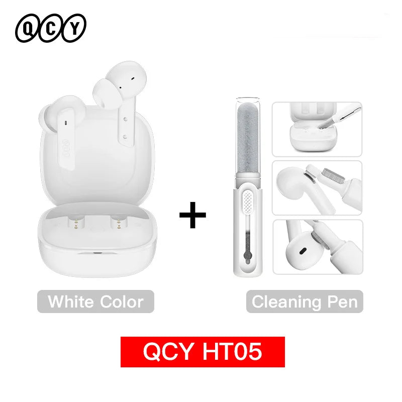 QCY HT05 ANC Wireless Bluetooth Earbuds 40dB Noise Cancelling