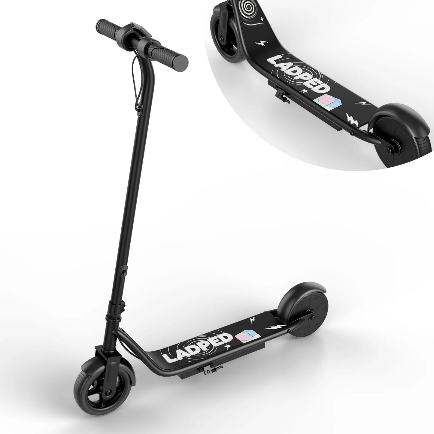 Ladped Kids Electric Scooter 250W 3 Speeds 10 Mile Range