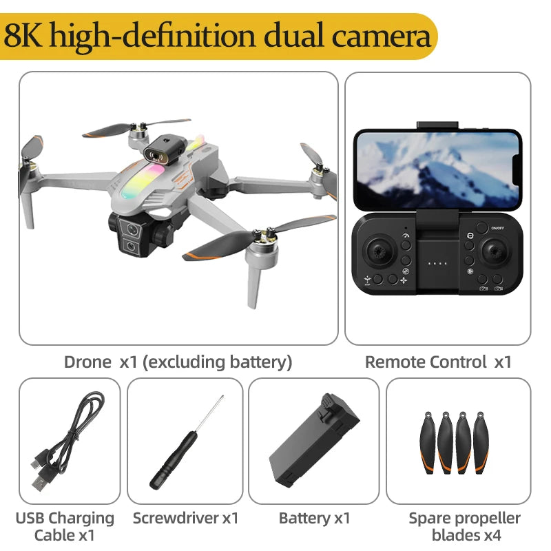 WiFi FPV Drone With Dual 4K Camera And Altitude Hold