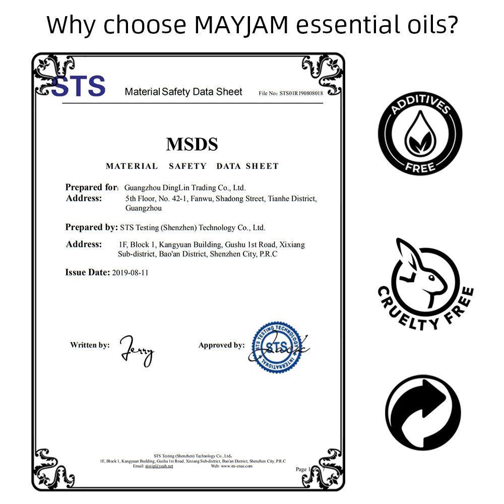 MAYJAM 35 Pieces Essential Oils For Diffuser And Aromatherapy Blend Set