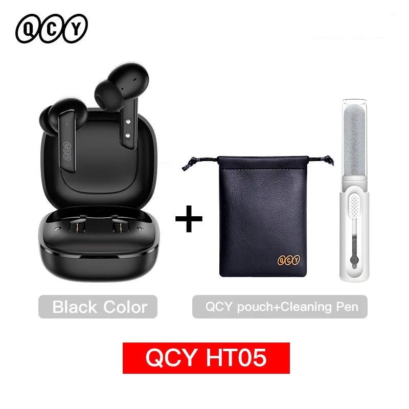 QCY HT05 ANC Wireless Bluetooth Earbuds 40dB Noise Cancelling