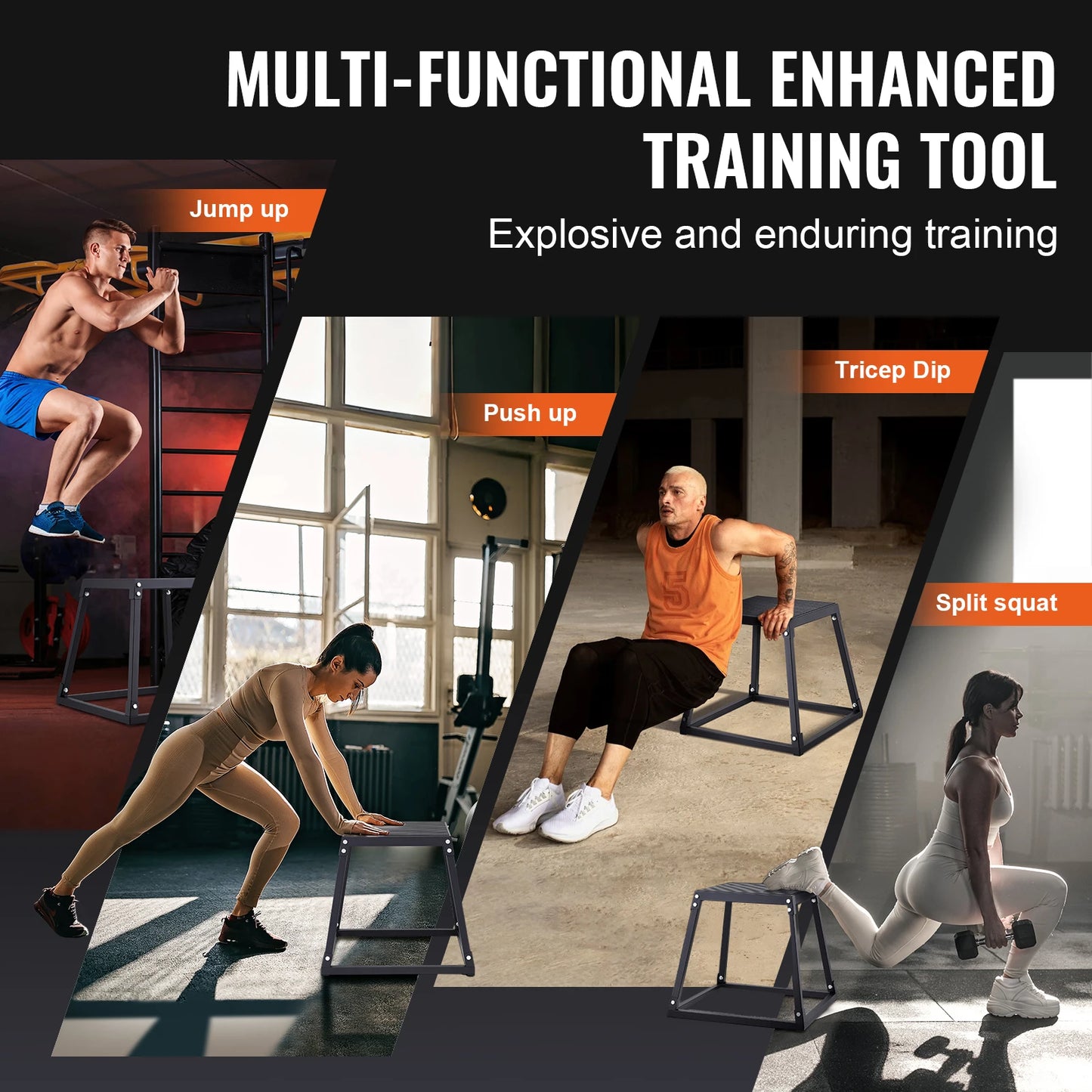 SucceBuy Plyometric Jump Box Set For Agility And Cardio Training