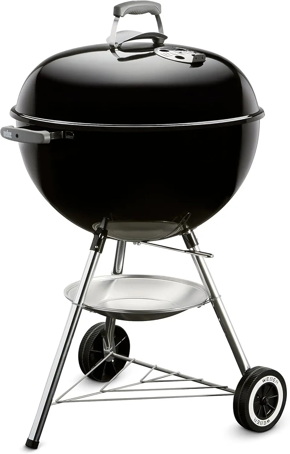 Charcoal Grill With One Touch Cleaning System And Temperature Dampers