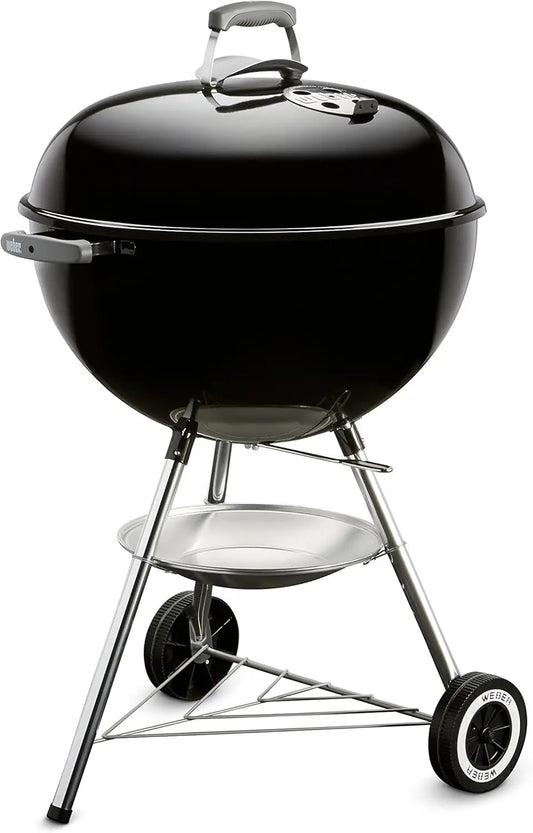 Charcoal Grill With One Touch Cleaning System And Temperature Dampers