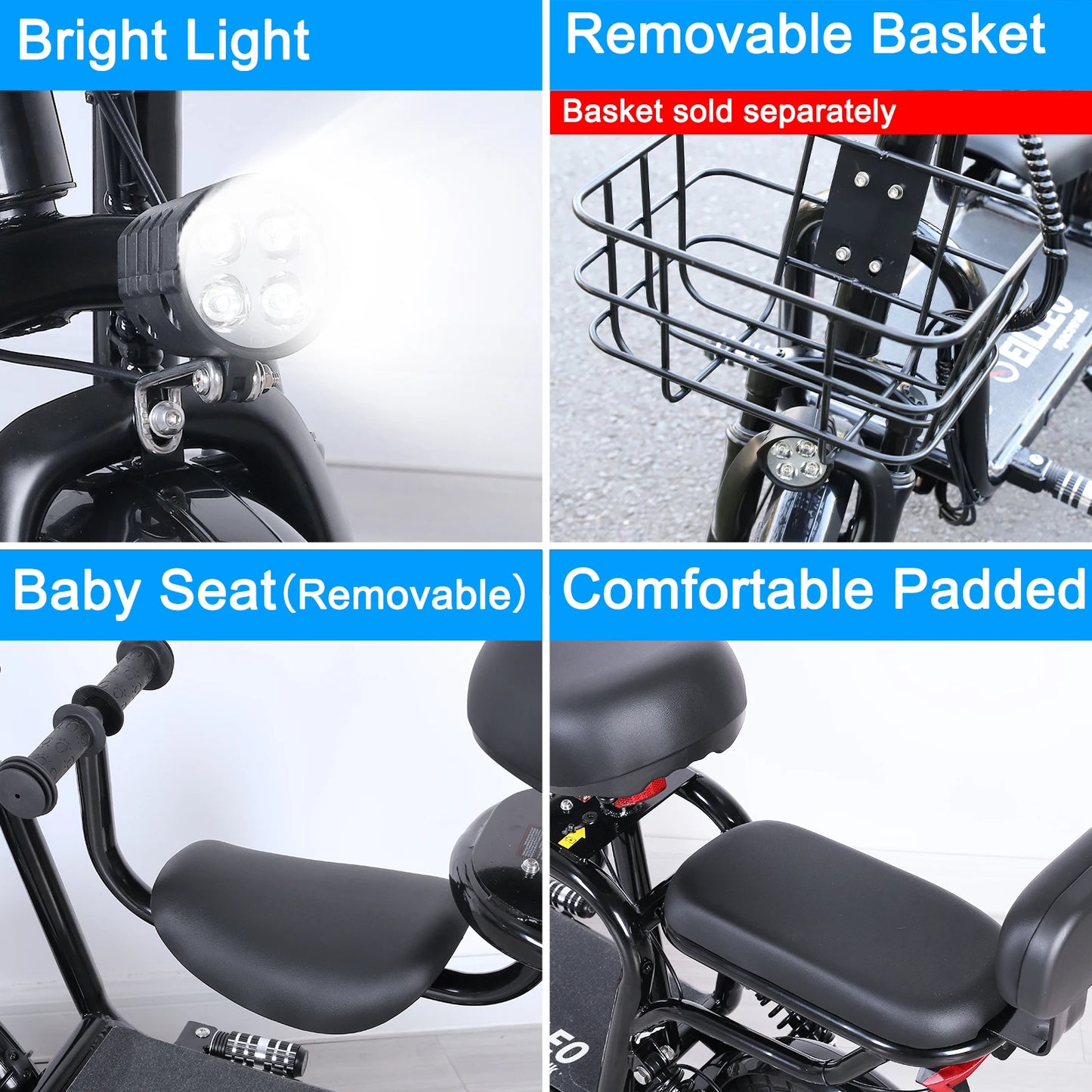 Eilleo Spacewalk 36V 500W Three Seat Electric Scooter