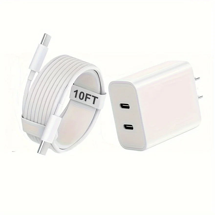 SANPRIO 20W Dual USB Type C Charger IPhone 15 ProMax